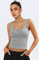 Lace Detailed Square Neck Top | Dress In Beauty